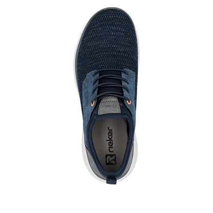 Rieker B9651-14 Denim Blue Grey G 1/2 Fit Slip On Shoes