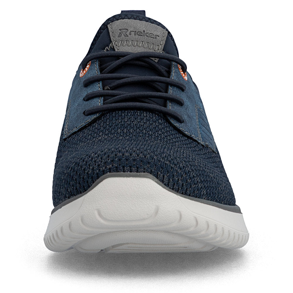 Rieker B9651-14 Denim Blue Grey G 1/2 Fit Slip On Shoes
