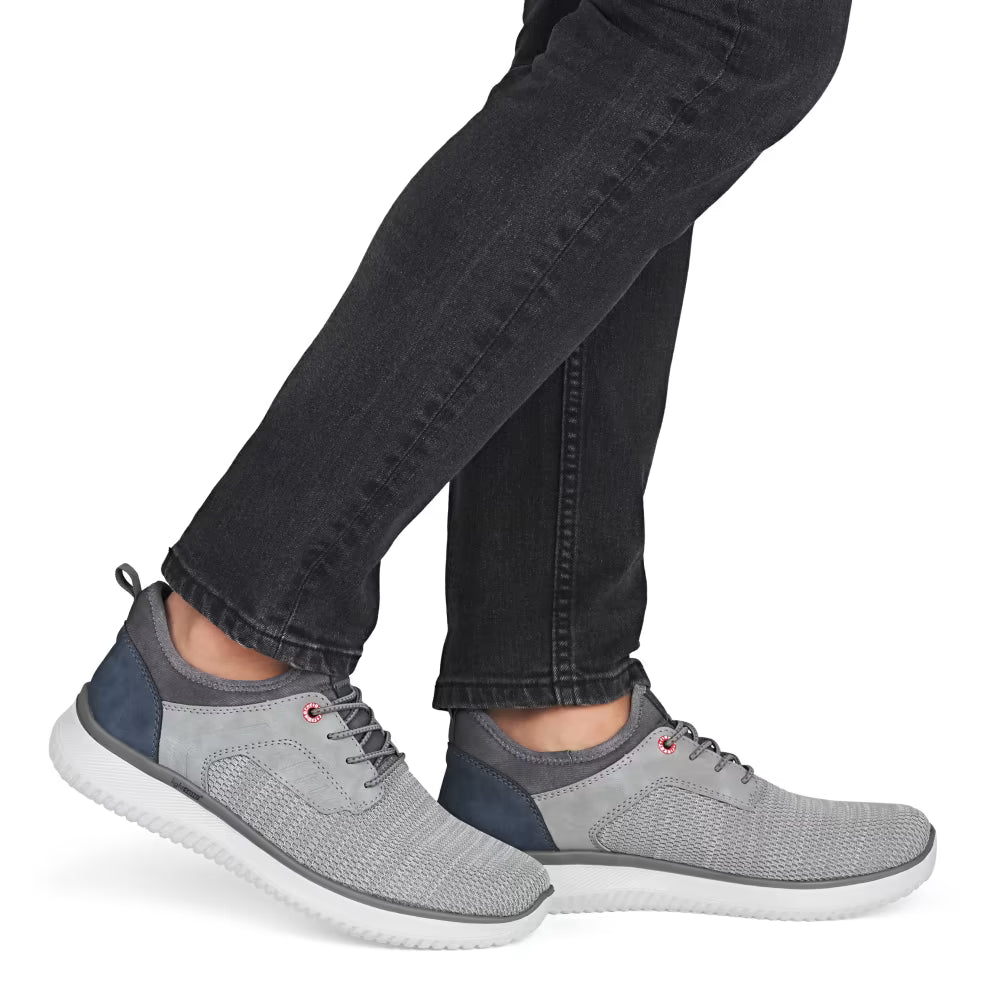 Rieker B9651-40 Grey G 1/2 Fit Slip On Shoes