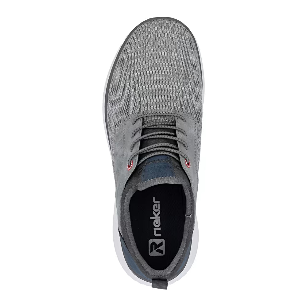 Rieker B9651-40 Grey G 1/2 Fit Slip On Shoes