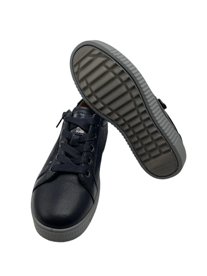 G Comfort P-912 Navy Sneakers with Zip