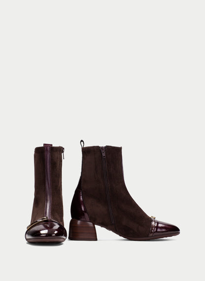 Hispanitas BHI265016 Bordo & Espresso Brown Boots