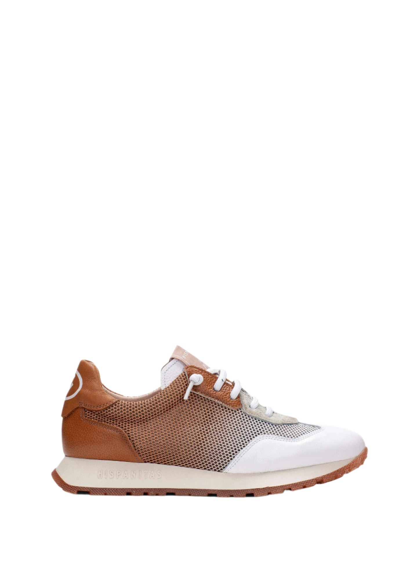 Hispanitas BHV253869 Tan, White & Cream Combi Sneakers