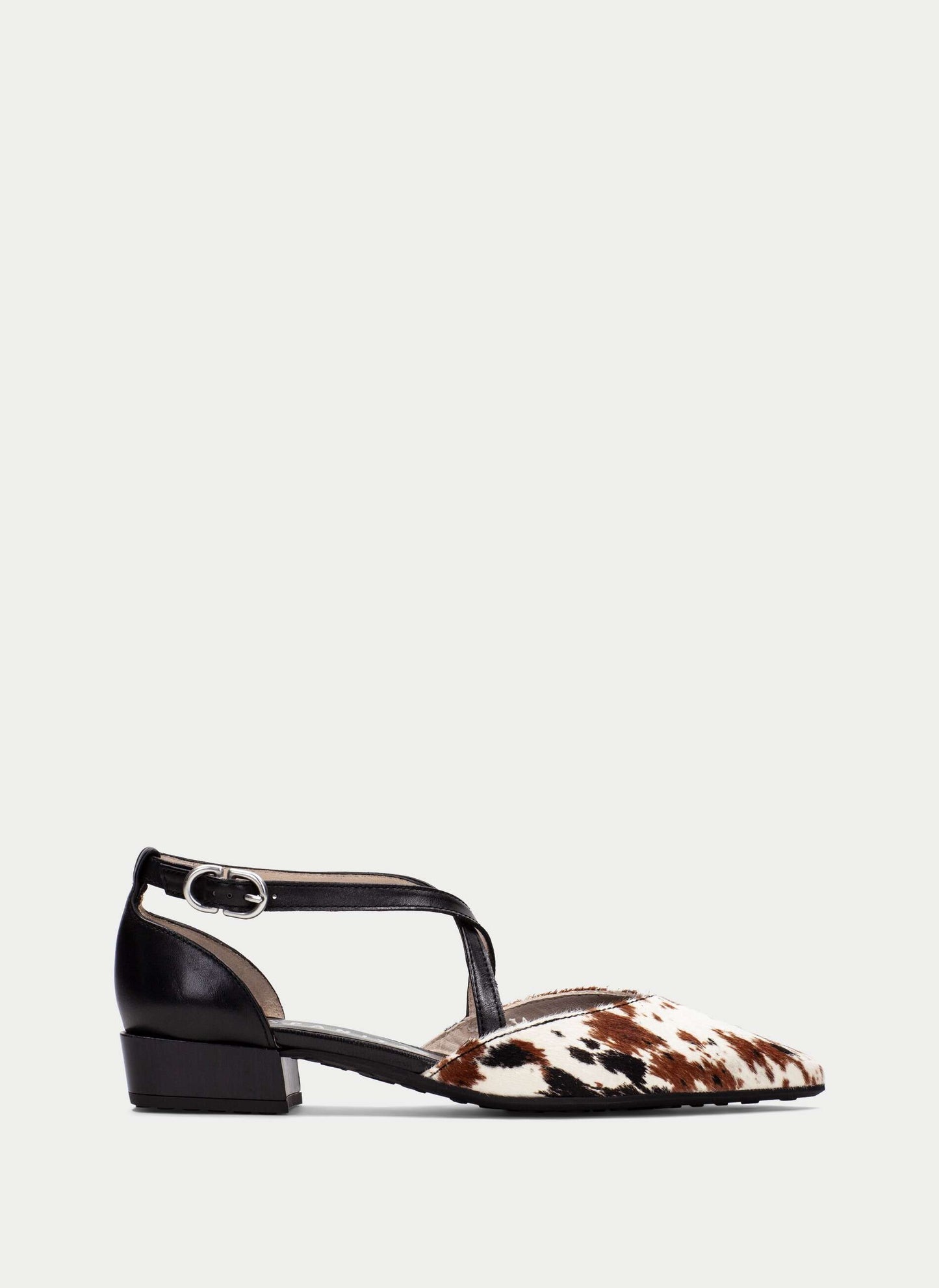 Hispanitas BHV264811 Multi Cow Print & Black Shoes