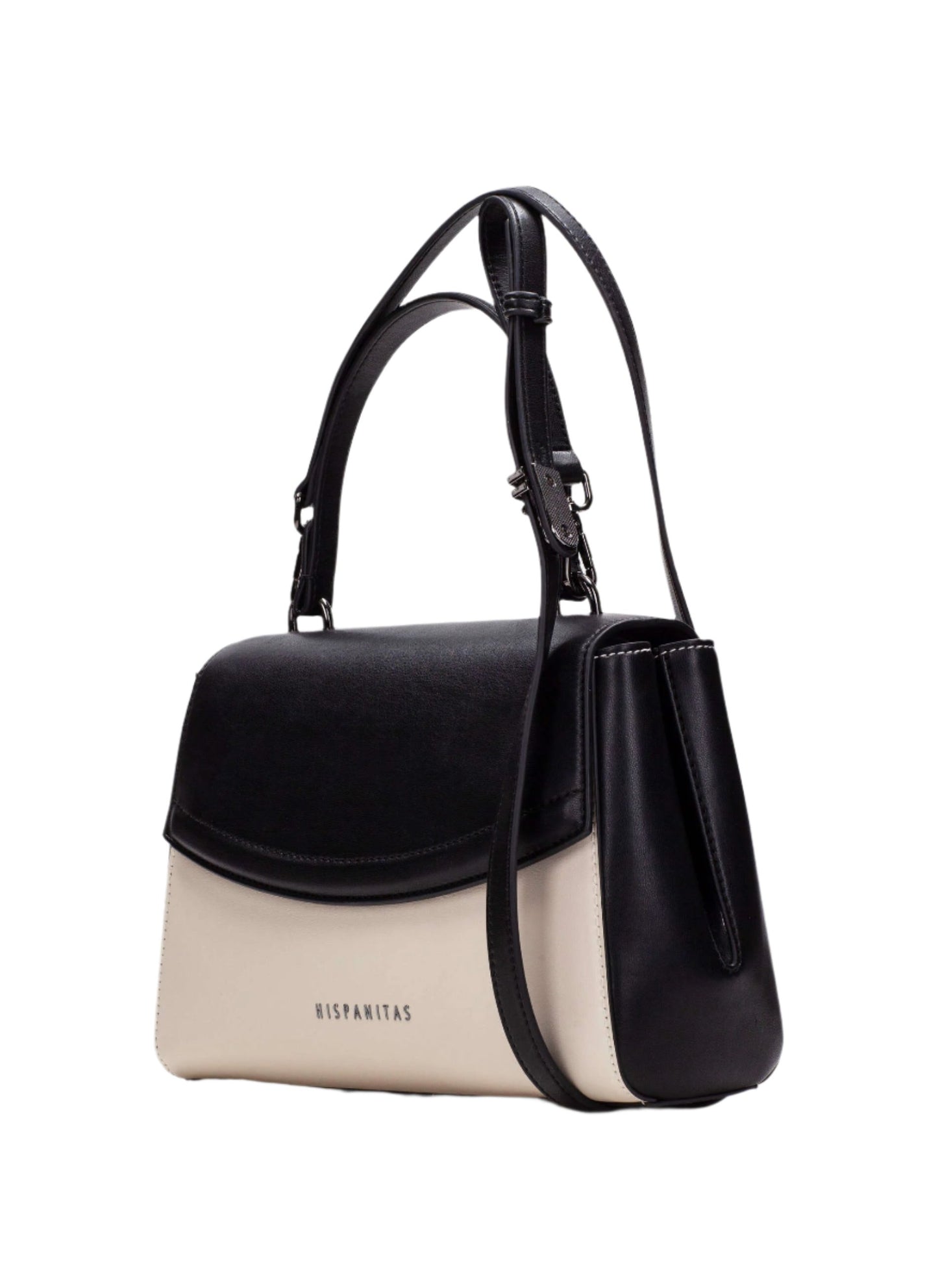 Hispanitas BI243539 Black & Milk Cream Handbag