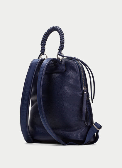 Hispanitas BI264946 Navy Blue Nylon Mesh Backpack