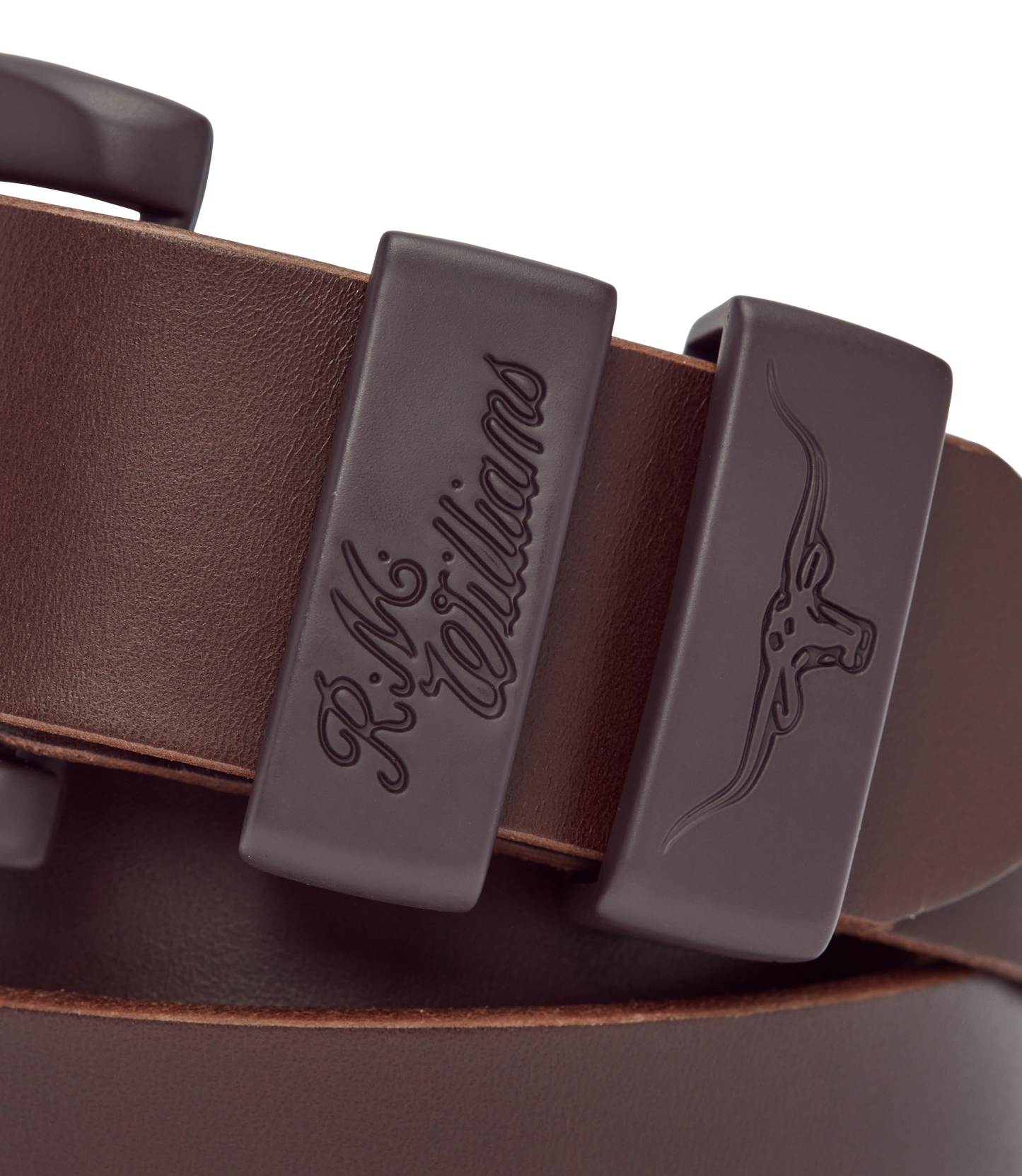 RM Williams BSF5ZCH0801 Chocolate Drover Belt