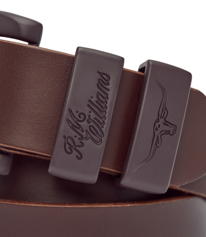 RM Williams BSF5ZCH0801 Chocolate Drover Belt