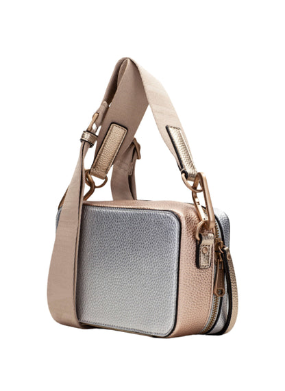 Hispanitas BV253979 Gold & Silver Combi Crossbody Bag