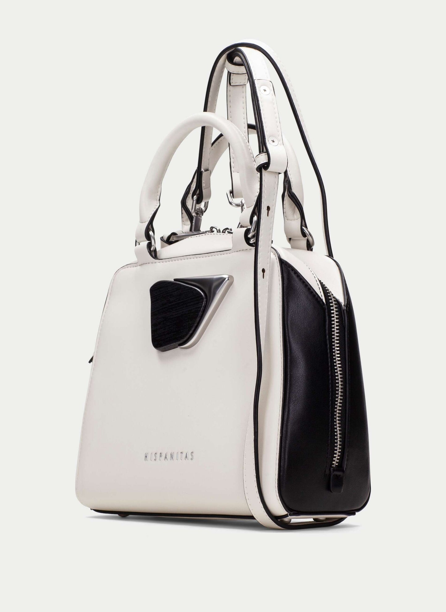 Hispanitas BV264526 Panna Cream & Black Handbag