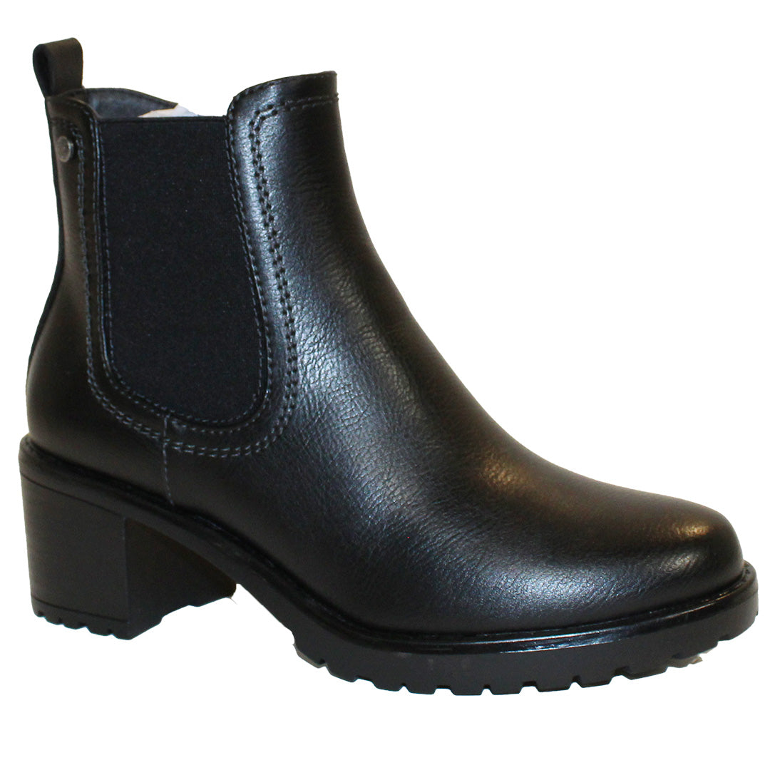 Susst Taylor23 Black PU Chelsea Boots