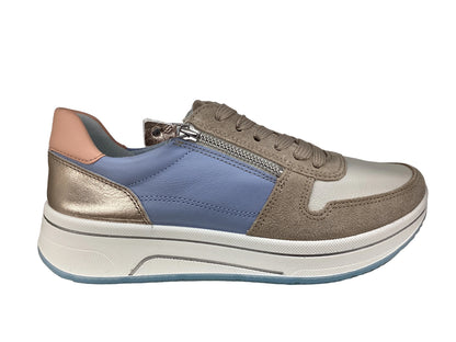Ara 12-27540 89 Sapporo 3.0 H Fit Sneakers with Zip