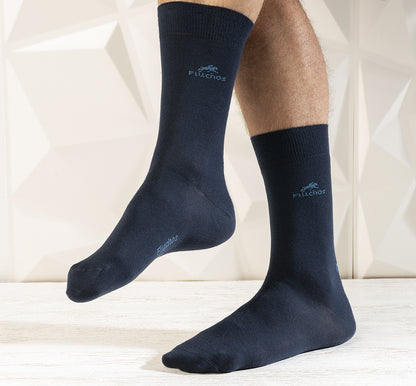 Fluchos CA009 Navy 2 Pack Socks Size 40-46