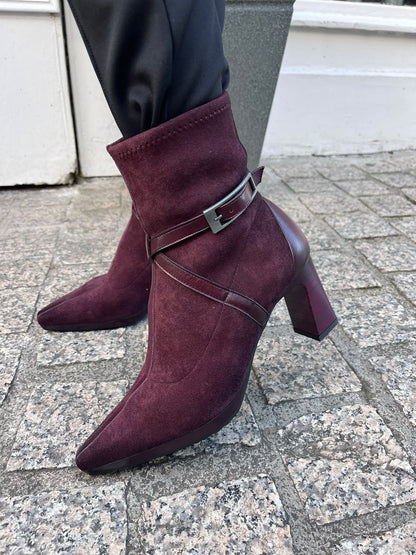 Hispanitas HI265087 Bordo Burgundy Heel Boots