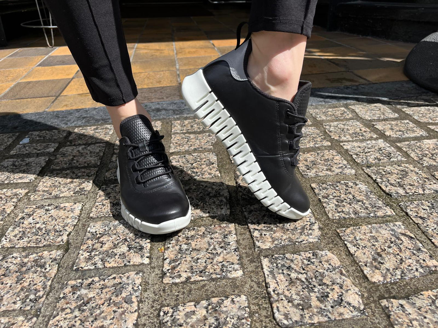 Ecco 218203 60719 Gruuv Black/Light Grey Sneakers