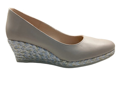 Jose Saenz 6019 Sand White, Silver & Gold Wedges