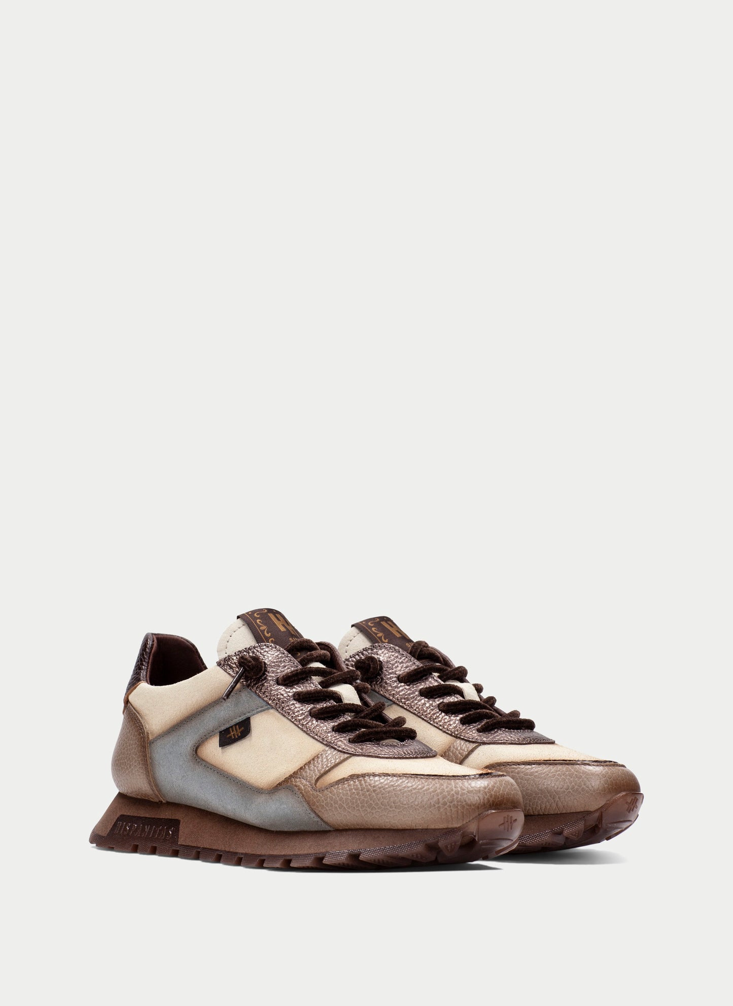Hispanitas CHI265095 Castoro, Butter & Grey Combi Trainers