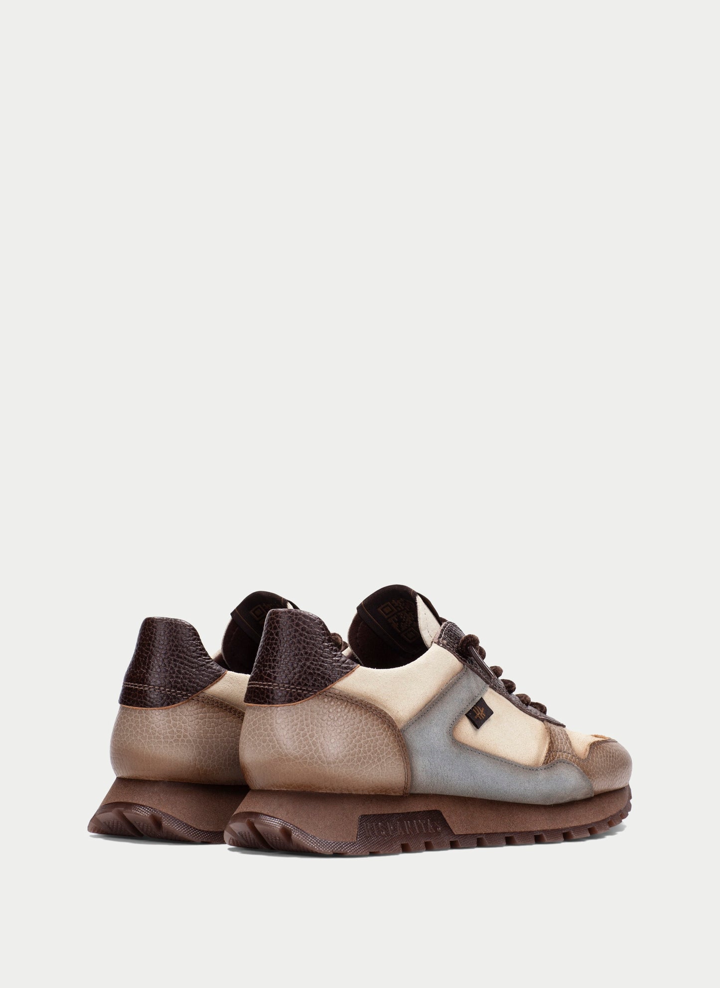 Hispanitas CHI265095 Castoro, Butter & Grey Combi Trainers