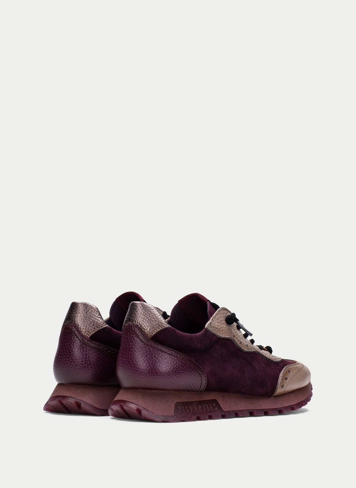 Hispanitas CHI265106 Castoro Gold & Bordo Burgundy Trainers