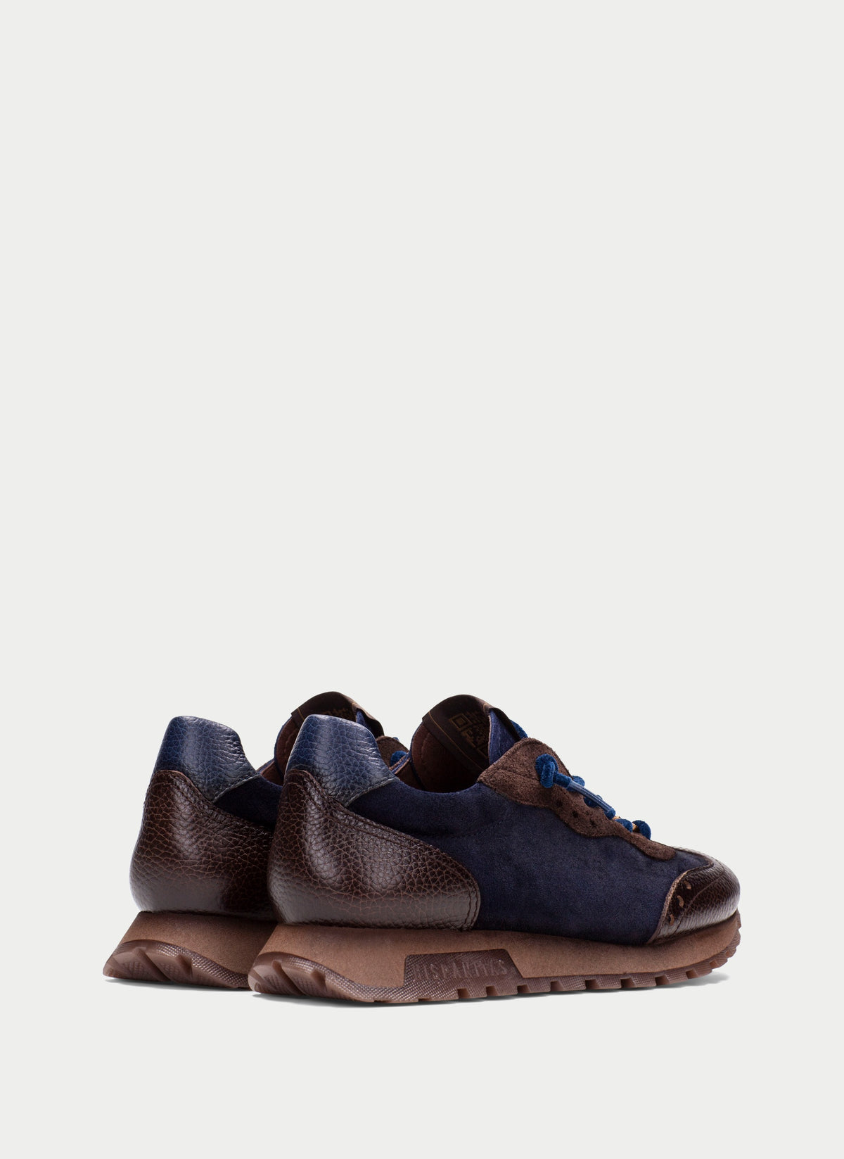 Hispanitas CHI265106 Espresso Brown, Bronze & Navy Blue Trainers
