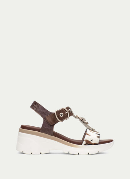 Hispanitas CHV264799 Butter Brown, Avellana & Cow Print Sandals