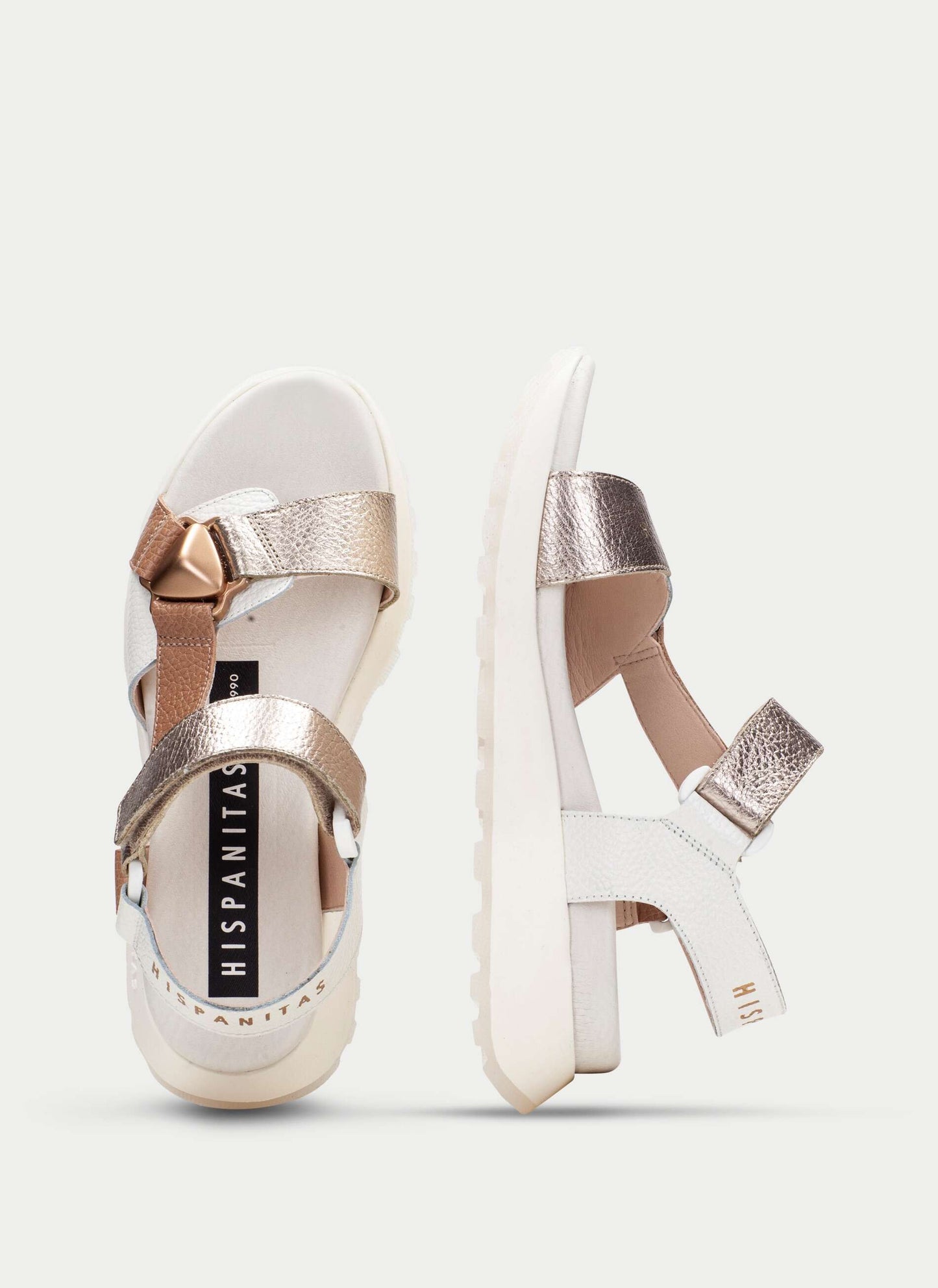 Hispanitas CHV264807 Almond, Cava & Ecru Sandals