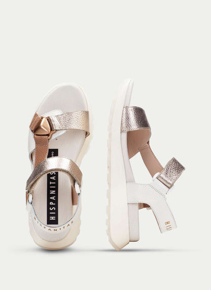 Hispanitas CHV264807 Almond, Cava & Ecru Sandals
