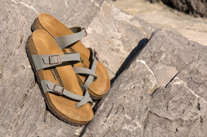 Birkenstock 71071 Mayari Stone Birko Flor Nubuck Sandals