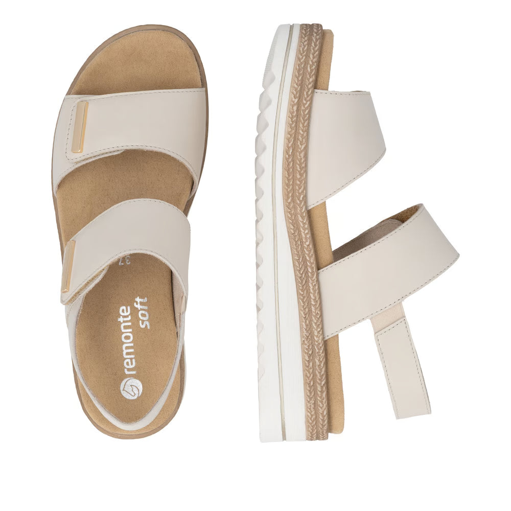 Remonte D0Q59-61 Beige F 1/2 Velcro Sandals