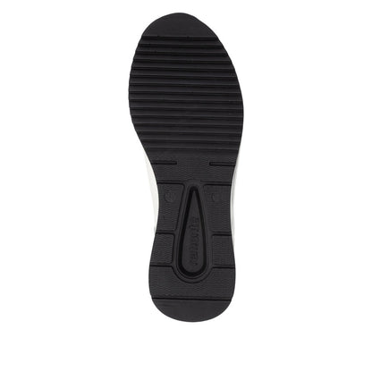 Remonte D0T01-03 Black, Off White & Gold H Fit Sneakers with Zip