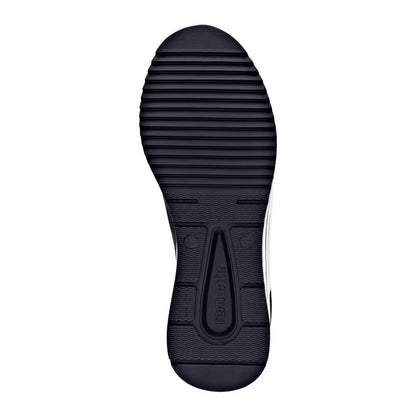Remonte D0T08-14 Navy & Silver Combi H Fit Front Zip Shoes