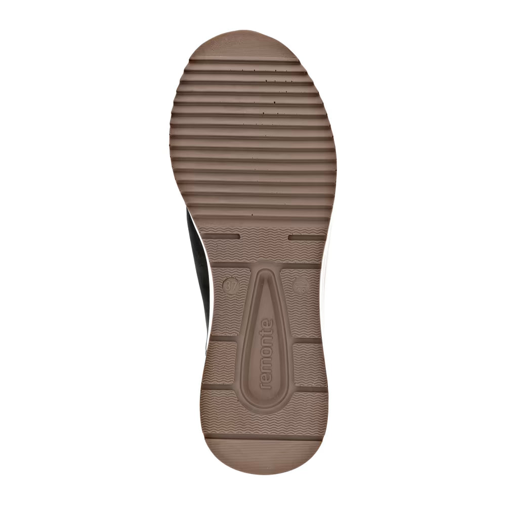 Remonte D0T08-54 Forest Green & Bronze Combi H Fit Front Zip Shoes