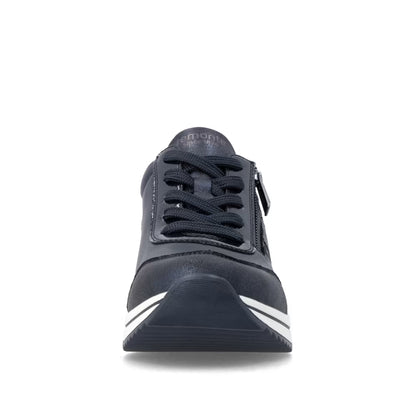 Remonte D0T09-14 Navy Combi H Fit Sneakers with Zip