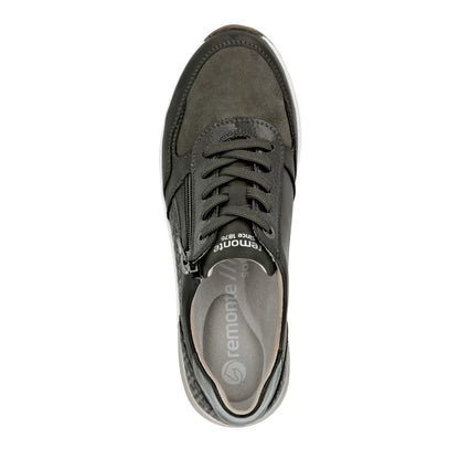 Remonte D0T16-54 H Fit Forest Green Sneakers with Zip