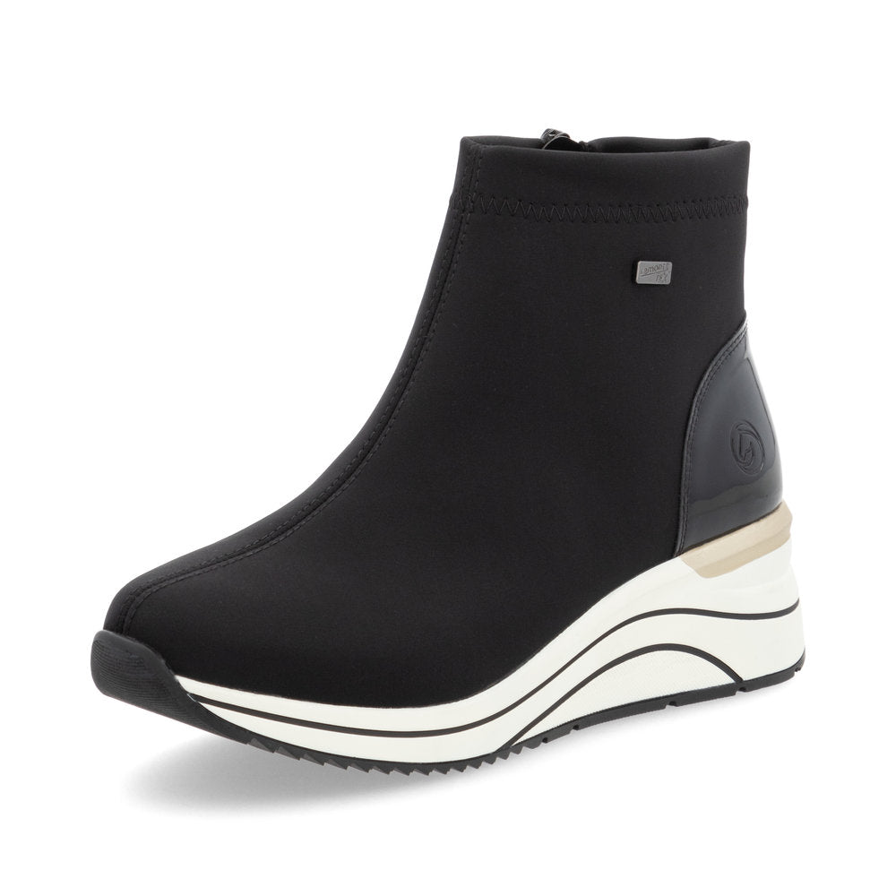 Remonte TEX D0T73-03 Black H Fit Stretch Boots