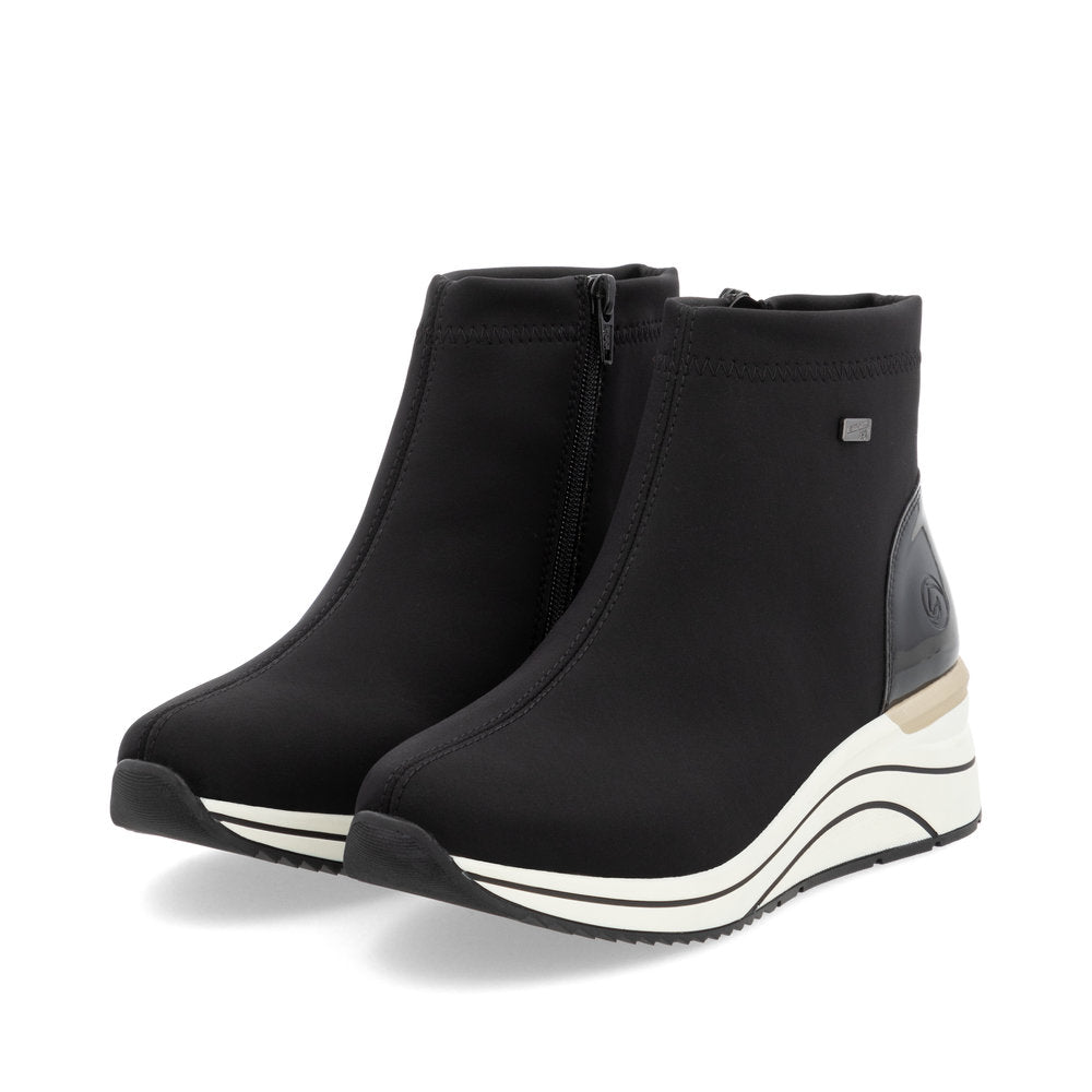 Remonte TEX D0T73-03 Black H Fit Stretch Boots