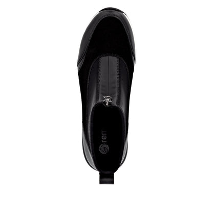 Remonte D0T78-02 Black H Fit Front Zip Boots