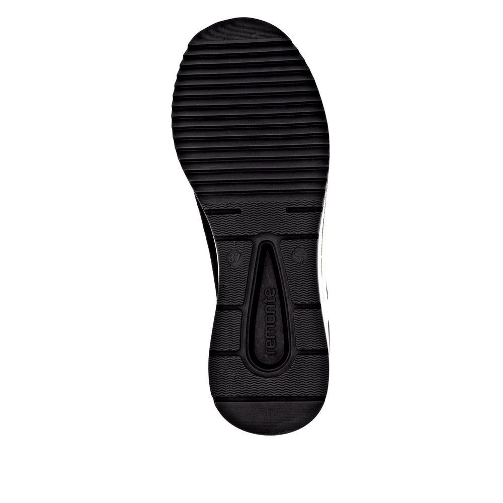 Remonte D0T78-02 Black H Fit Front Zip Boots