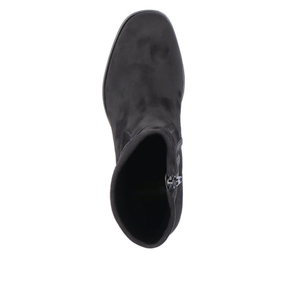Remonte D0V70-01 Black Suede Calf Boots