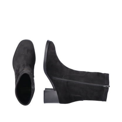 Remonte D0V70-01 Black Suede Calf Boots