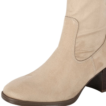 Remonte D0v70-60 Beige Suede Calf Boots