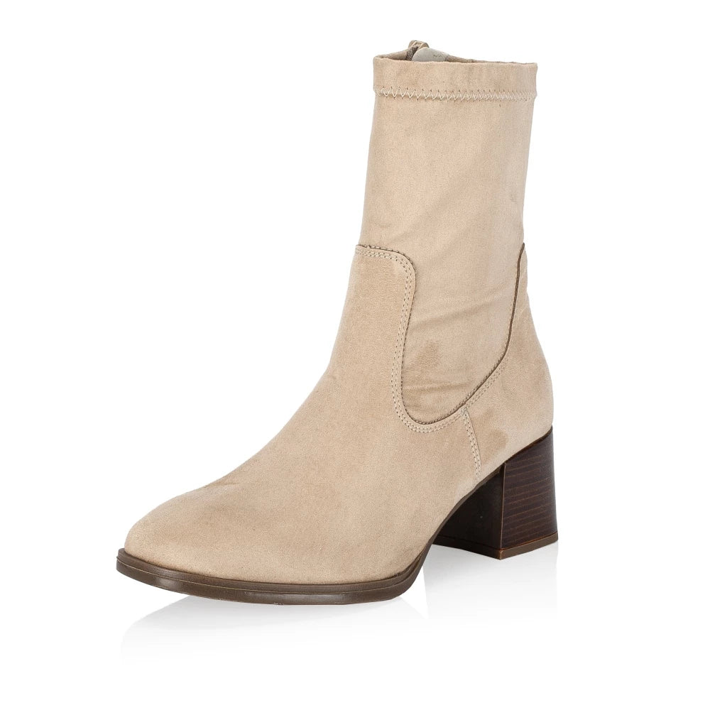 Remonte D0v70-60 Beige Suede Calf Boots