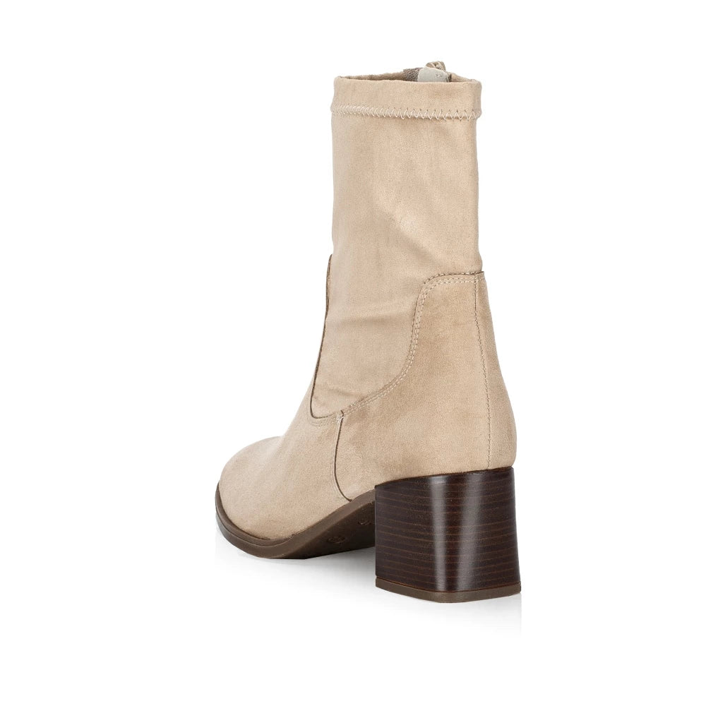 Remonte D0v70-60 Beige Suede Calf Boots