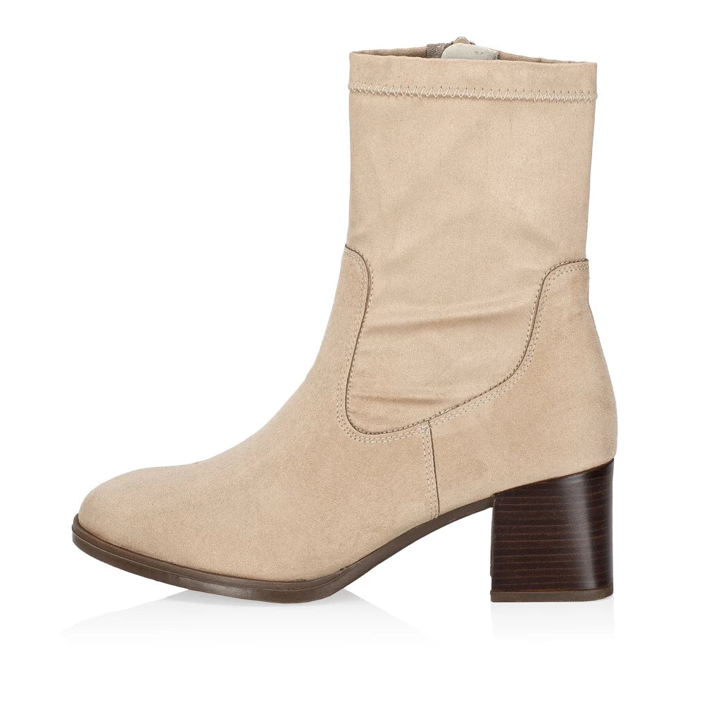 Remonte D0v70-60 Beige Suede Calf Boots