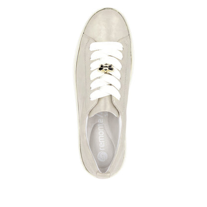 Remonte D1C03-60 Gold Lace Trainers with Bee Front Detail