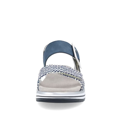 Remonte D1J53-14 Navy White & Jeans Blue F 1/2 Velcro Sandals