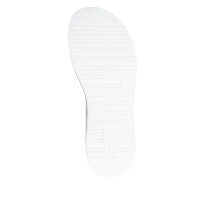 Remonte D1J53-80 White Combi Velcro Sandals with Slingback Strap