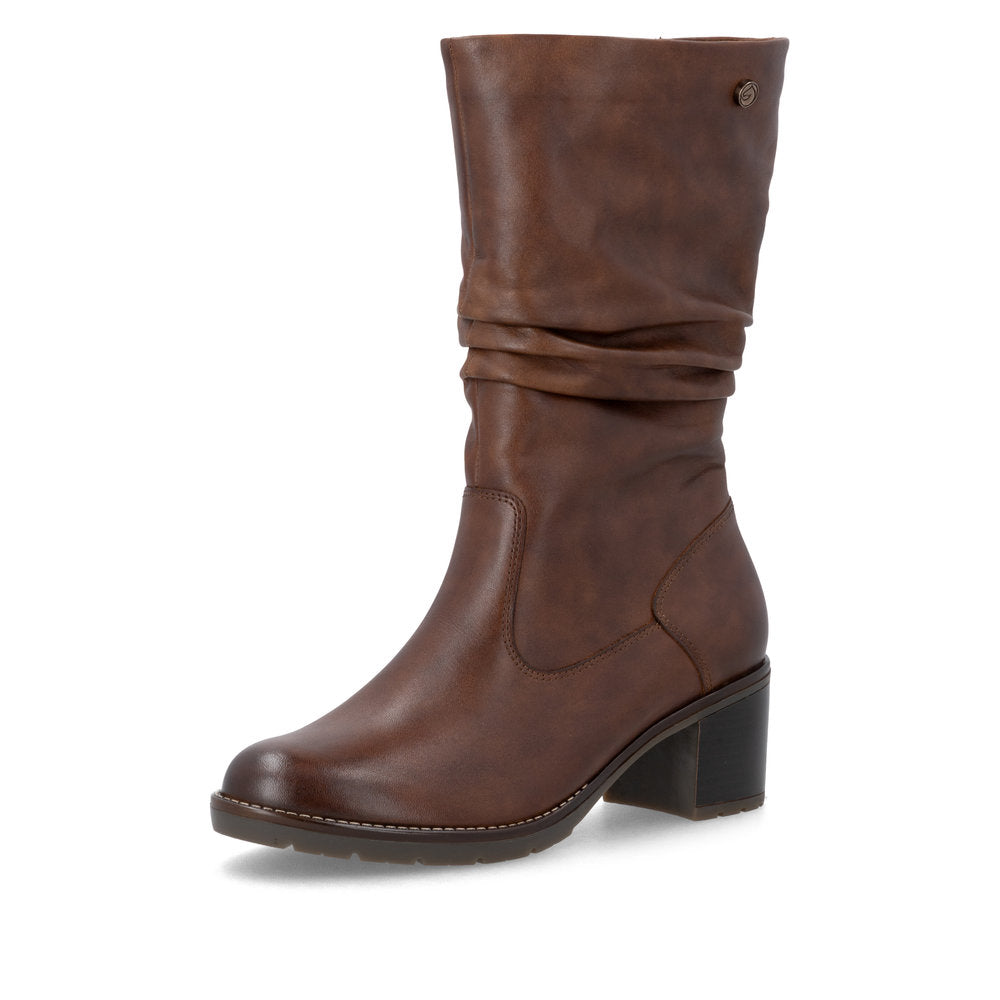 Remonte D2A79-22 Chestnut Brown Calf Boots
