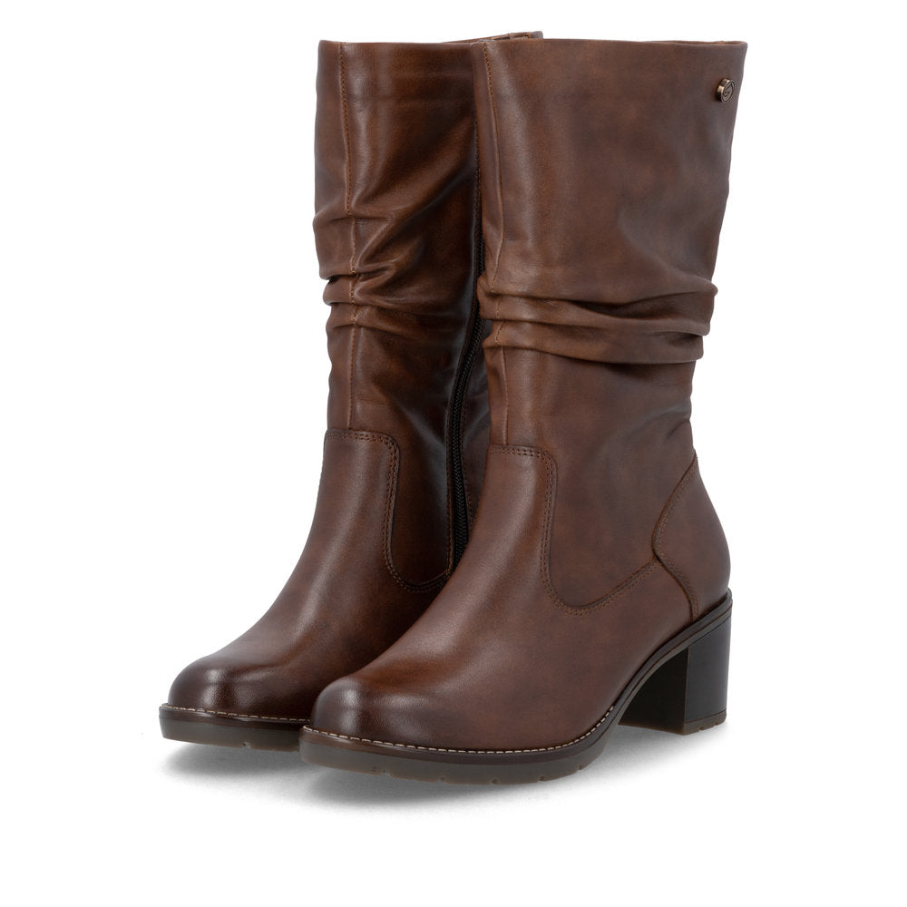 Remonte D2A79-22 Chestnut Brown Calf Boots