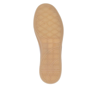 Remonte D2C01-81 Beige, Gold & White Combi Trainers